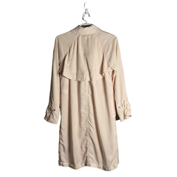 Aritzia Babaton Women's Lawson Light Pink Trench Coat - Picture 10 of 10